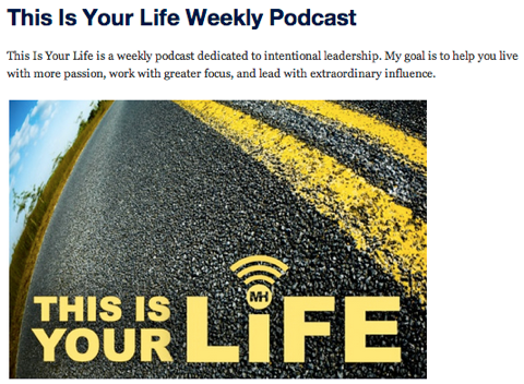 tämä on elämäsi podcast-show