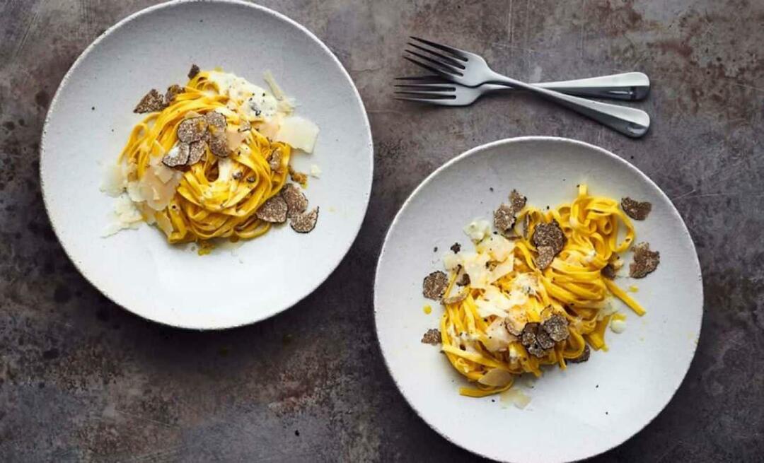 Kuinka tehdä pasta tryffeli-sienikastikkeella? Proteiinipakattu sienikastike pastaresepti!