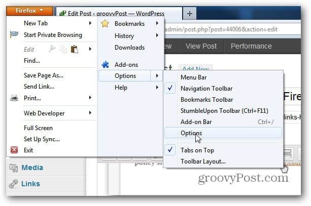 Kuinka tehdä Gmail tai Yahoo oletusarvoisiksi Mailto Links -käsittelijöiksi Firefoxissa