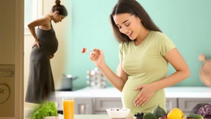 Ruoat, jotka saavat lapsen painoon raskauden aikana! Miksi syntymätön vauva ei lihoa?