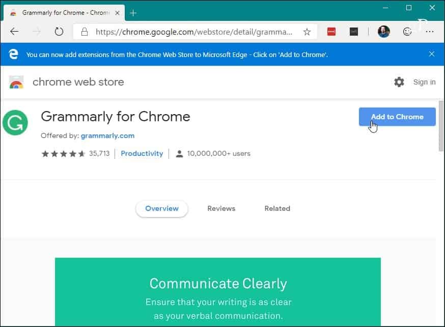 5 Asenna Chrome Extension Chrome Web Store Edge
