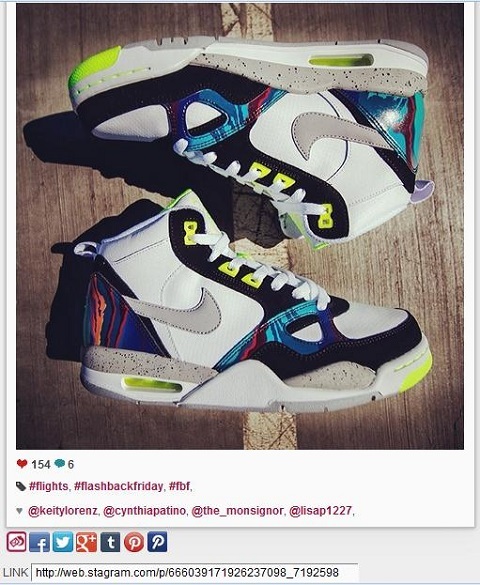 Nike instagram-linkki kuvakuvauksessa
