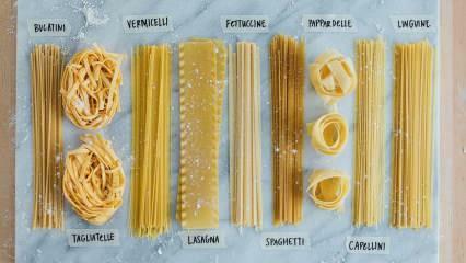 Kaikkein erilaisia ​​pastareseptejä! 4 erilaista pastareseptiä kansalliseen pastapäivään