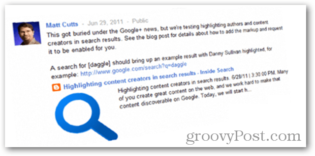 Matt Cutts ja Google-kirjoitus