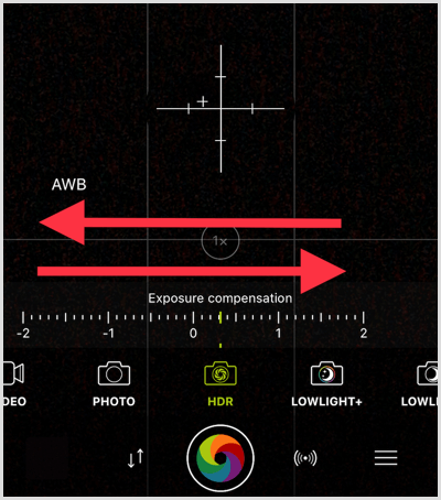 procamera HDR -työkalun säätö