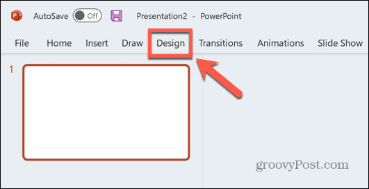 powerpoint-suunnitteluvalikko