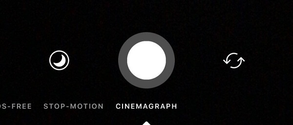 Instagram testaa kameran uutta Cinemagraph-ominaisuutta.