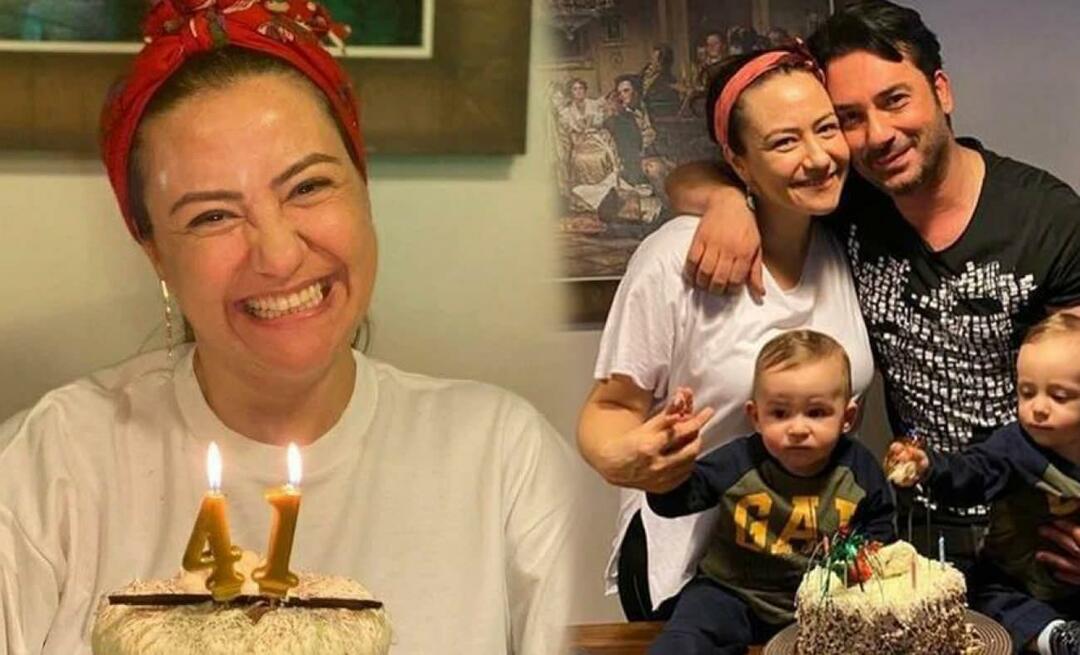 Ezgi Sertel vietti 41-vuotissyntymäpäiväänsä kaksosten kanssa! Kaikki puhuvat niistä kuvista