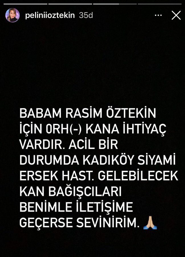 Uusi lausunto sydänkohtauksen saaneen Rasim Öztekinin tytär Pelin Öztekeiniltä!