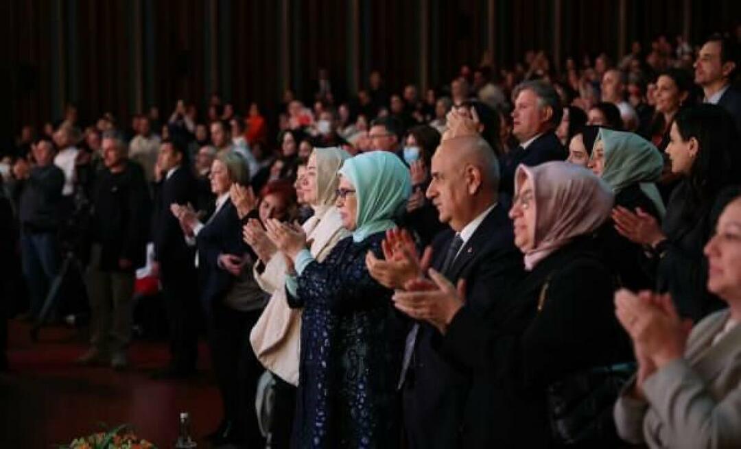 Emine Erdoğan katsoi oopperan "Turandot" Beştepen kongressi- ja kulttuurikeskuksessamme!