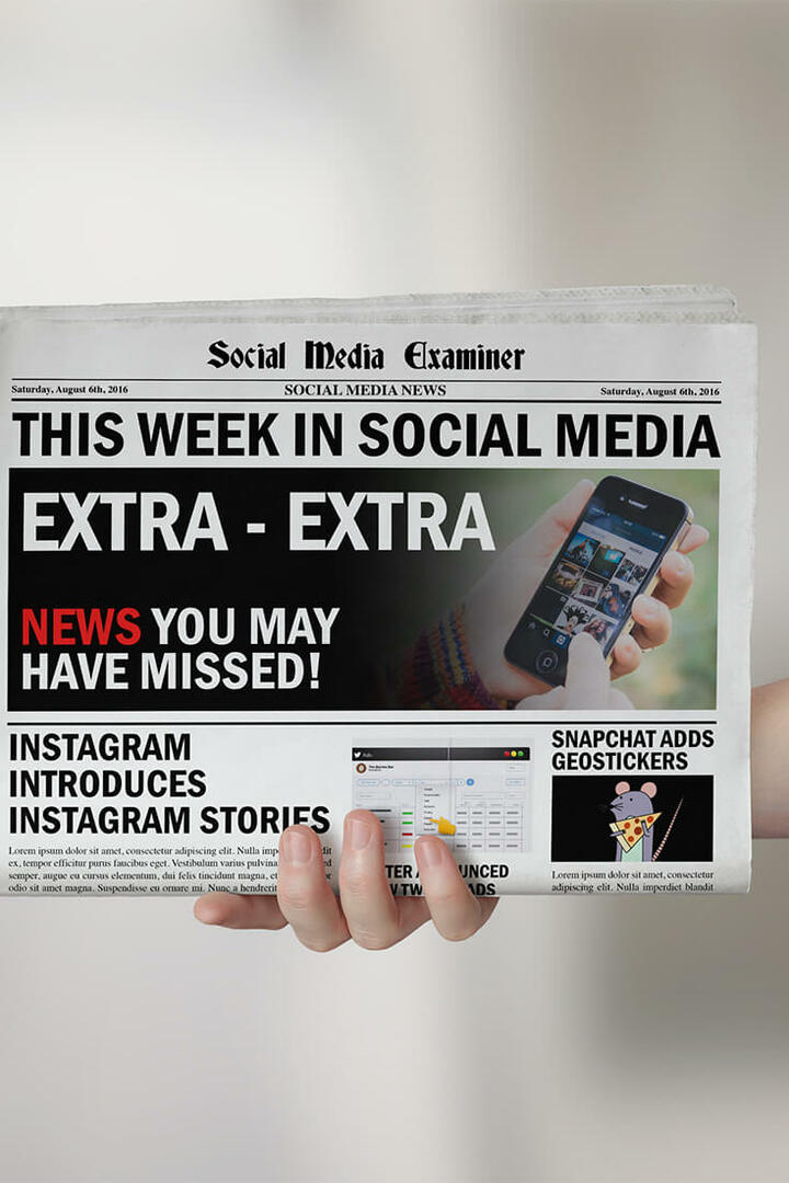 Instagram julkaisee 24 tunnin tarinoita: Tällä viikolla sosiaalisessa mediassa: sosiaalisen median tutkija