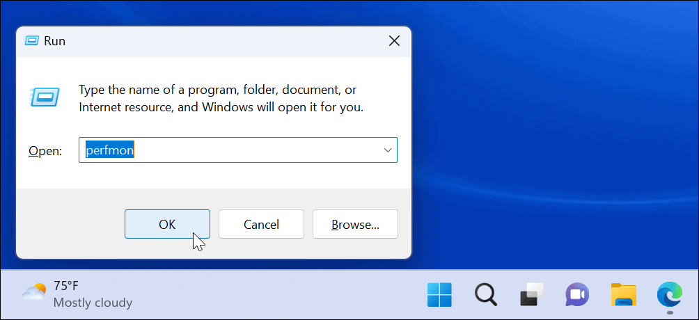 Suorituskyvyn valvonta Windows 11:ssä