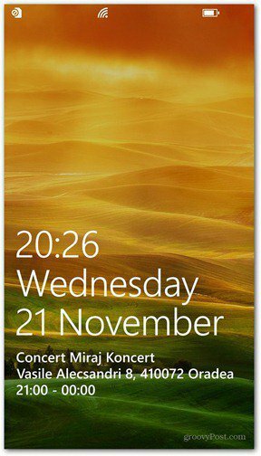 Windows Phone 8: Lukitusnäytön mukauttaminen