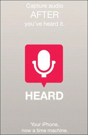 Kuullut: Uusi iPhone-sovellus vakio tallentaa äänen toistoon viimeiset viisi minuuttia