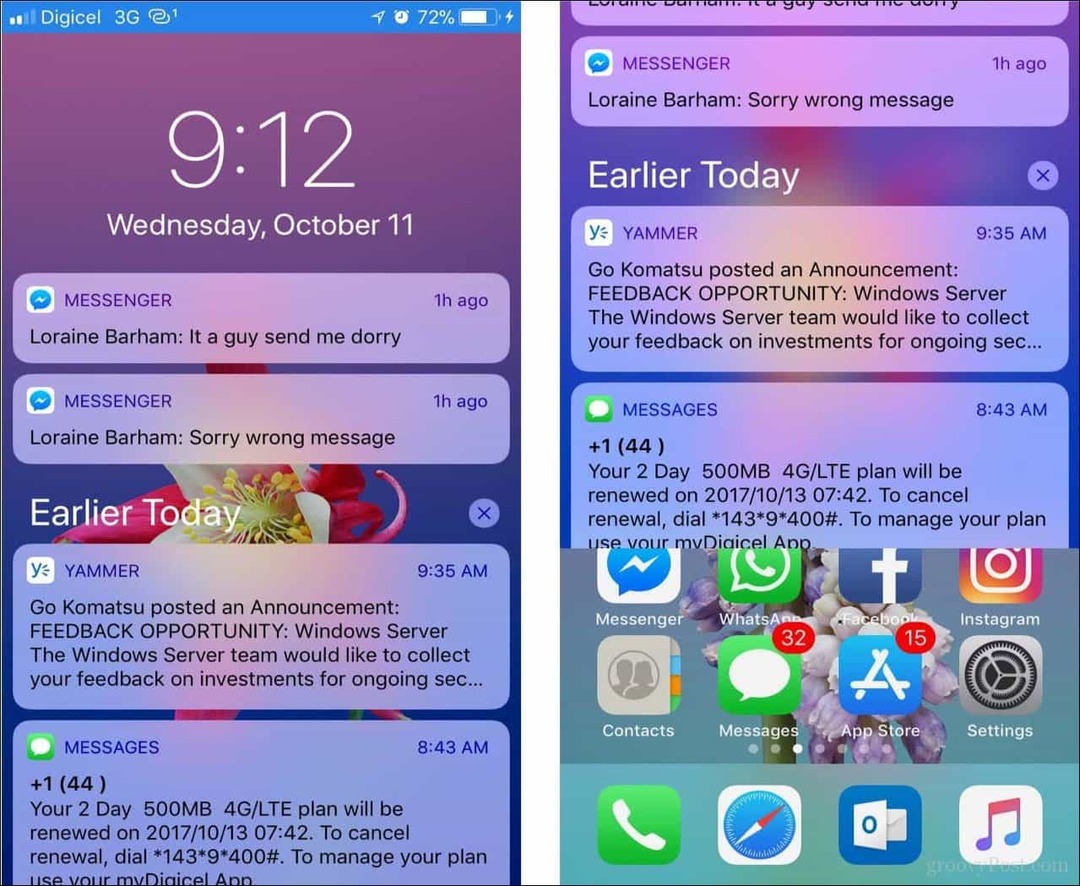 Mitä iOS 11: n ilmoituksissa on? Opas uutta ja parannettua