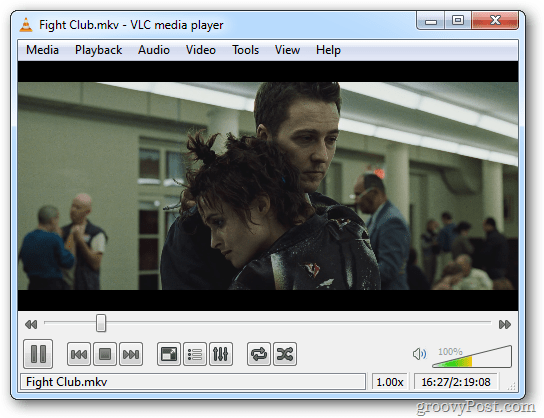 Blu-ray-muunnettu elokuva VLC-muodossa