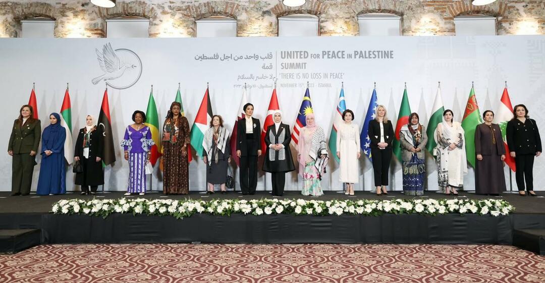 Yksi sydän Palestiinan johtajien vaimoille -huippukokous