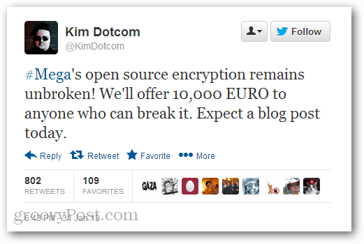 Kim Dotcom tarjoaa 10 000 euron palkinnon ensimmäiselle hakkerelle, joka murtaa Megan turvallisuutta