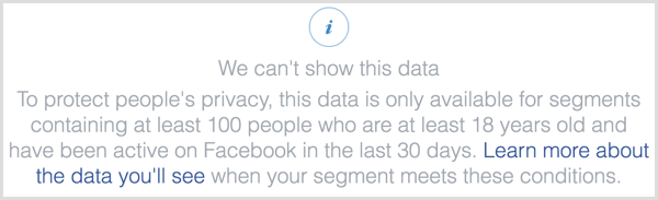 Facebook-pikseliä ei voida näyttää tätä datasanomaa