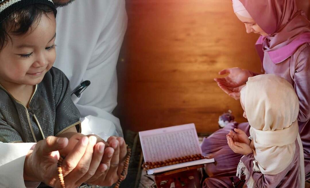 Kuinka viettää ramadania lasten kanssa? Neuvoja Ramadan-tavoitteisiisi lasten kanssa...