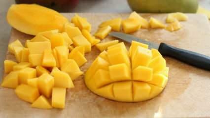 Kuinka pilkkoa mangoa? Kuinka viipaloida mango on helpointa? Helpoin mangon pilkkomistekniikka kotona
