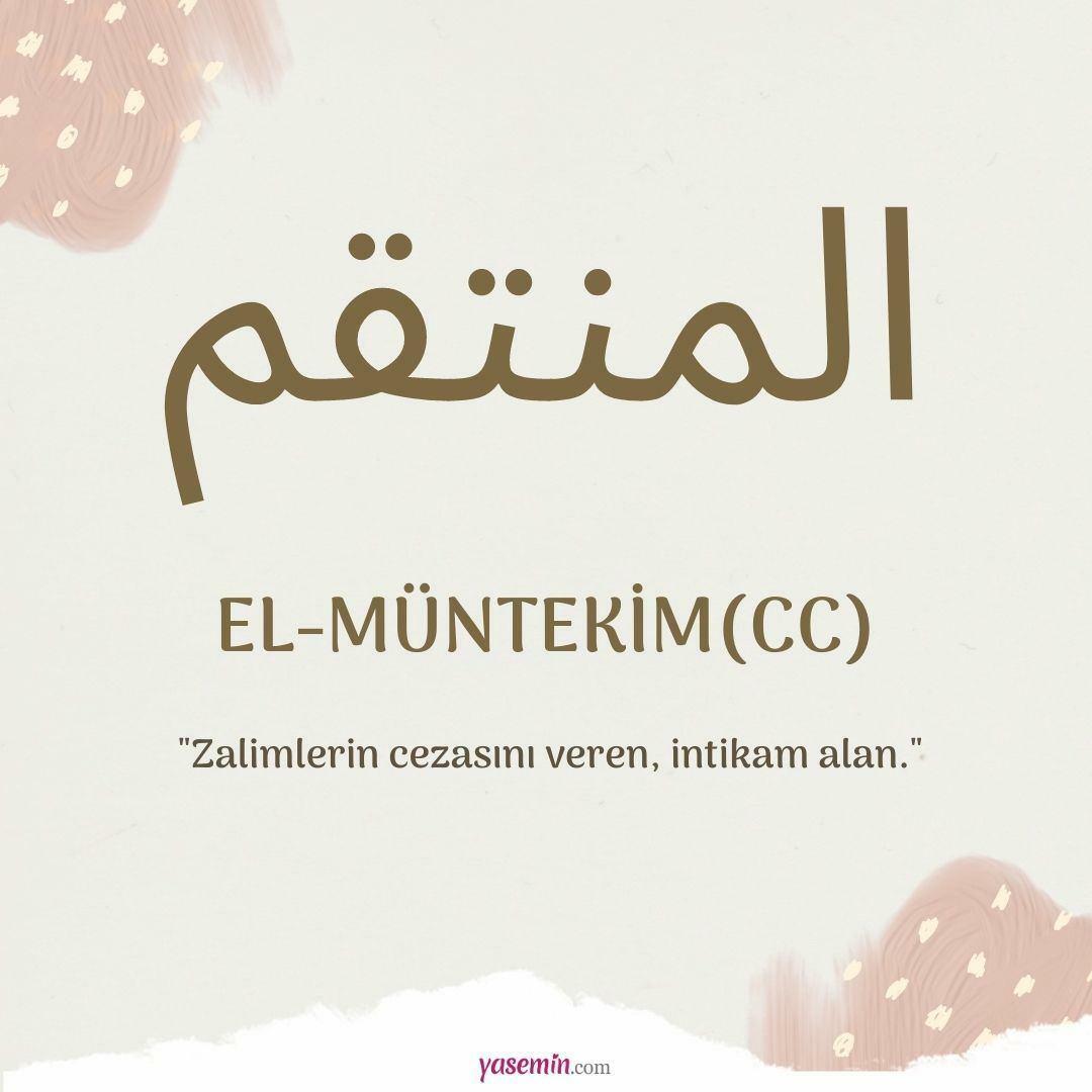 Mitä al-Muntekim (c.c) tarkoittaa?