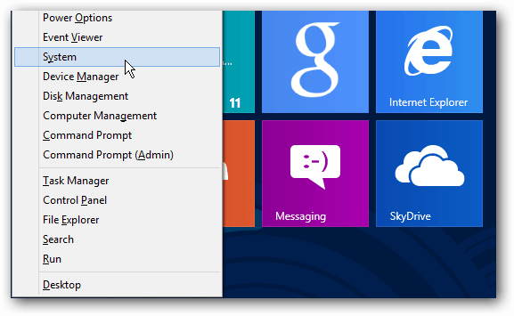 Windows 8 Power User -valikko