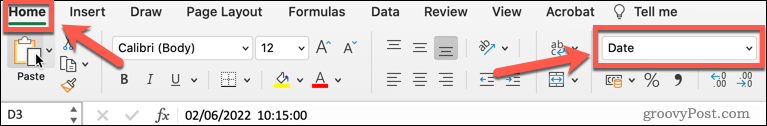 Excel-numeromuotovaihtoehdot