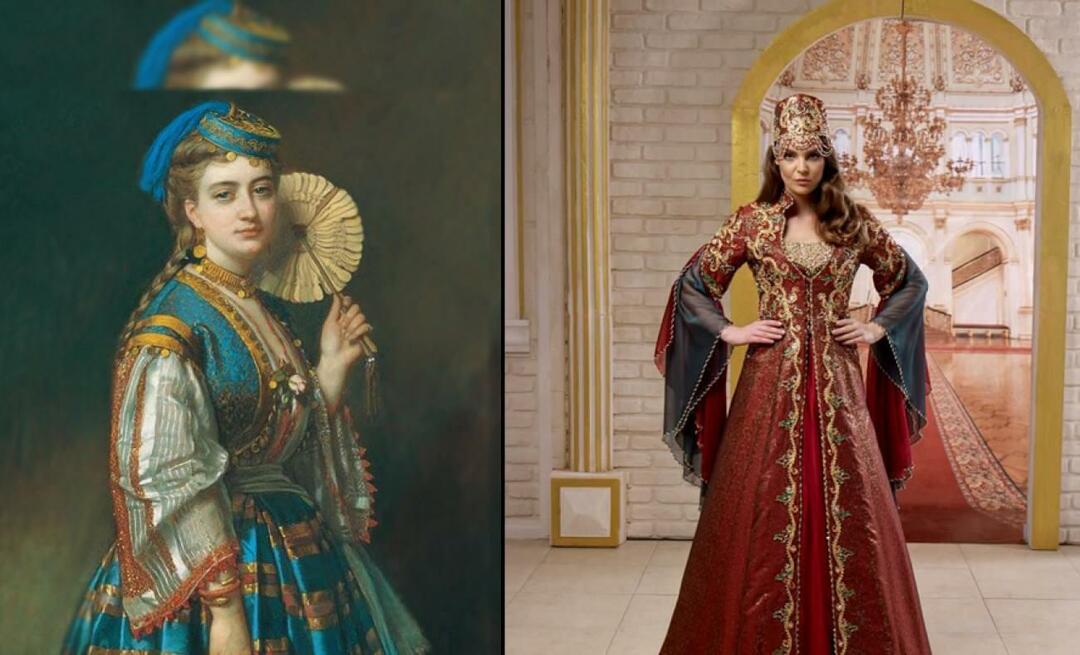 Millaisia ​​naisten vaatteet olivat ottomaanien palatsissa 1700- ja 1800-luvuilla? 