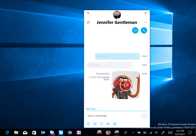 Windows 10 Preview Build 16184 palauttaa Omat ihmiset -ominaisuuden