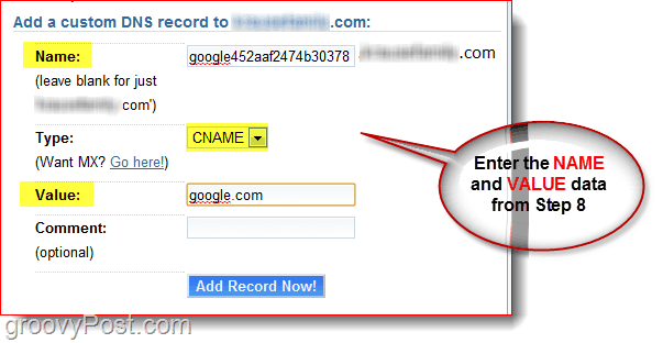 Hallitse verkkotunnuksen DNS: ää Dreamhost.com CNAME -sivustolla