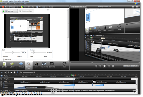 Camtasia 7.1 Review: Zoom n pan