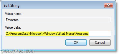 Käynnistä-valikon korjaus xp: lle Windows 7: ssä