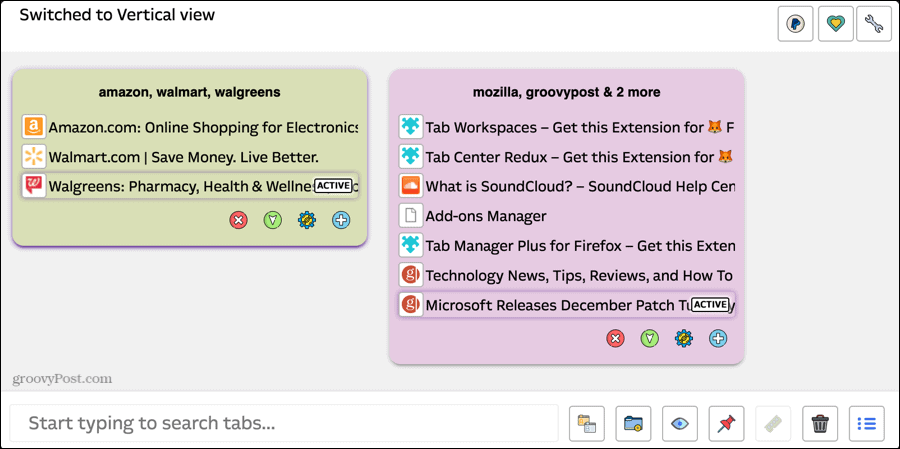 Tab Manager Plus Firefoxille