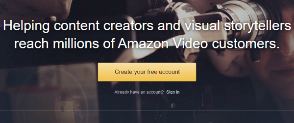 Amazon video suora palvelu