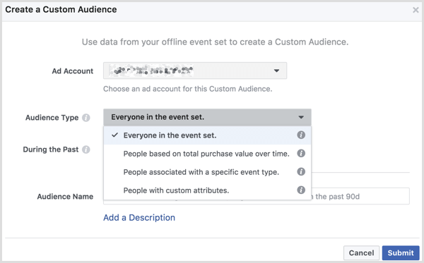 Facebook luo mukautetun yleisön offline-tapahtumista