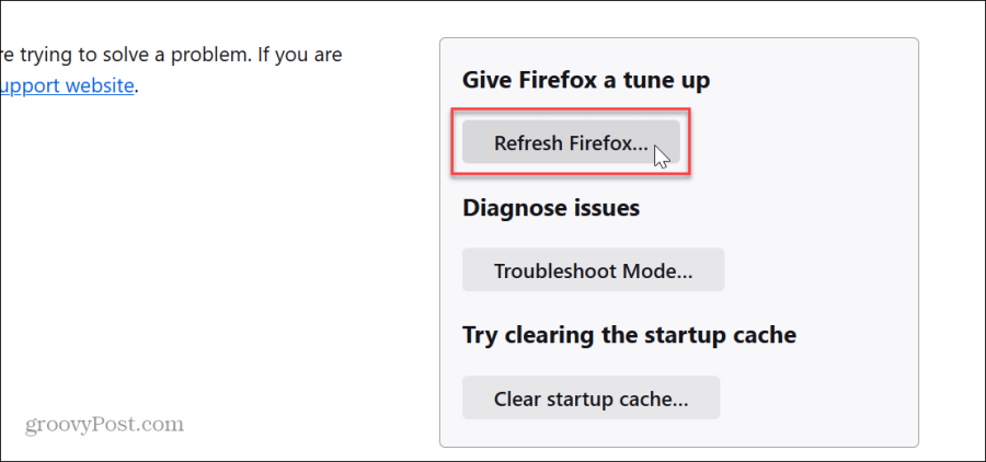 Firefox-ongelma sivun latausvirhe