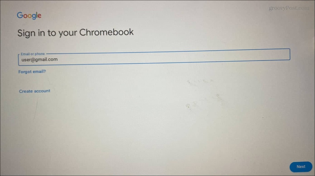 Lisää käyttäjä Chromebookiin