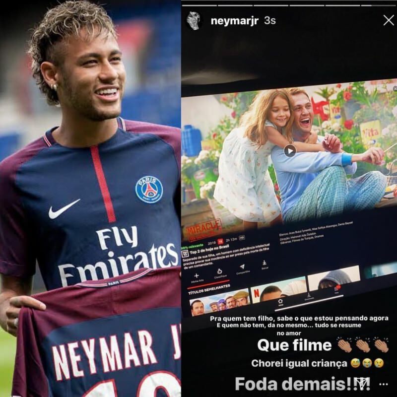Maailmankuulu jalkapalloilija Neymar jakoi turkkilaisen elokuvan sosiaalisen median tililtään!