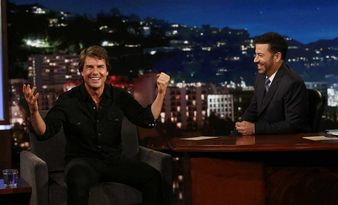Tom Cruise liikuttui tunnustuksensa kanssa! 