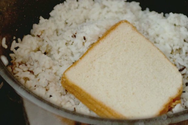 Jos laitat leipää riisiin ...