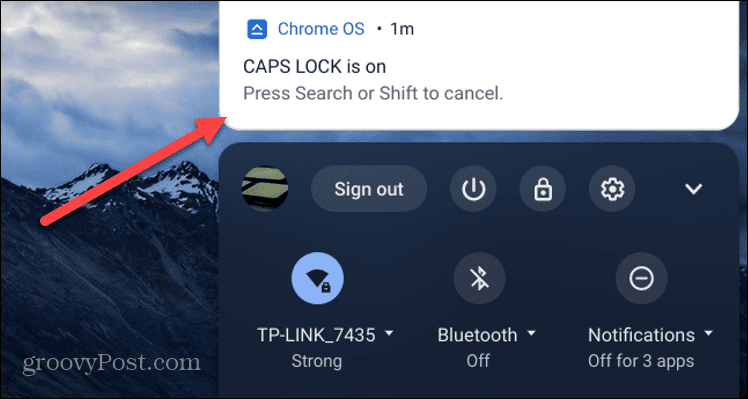 Caps Lock -yhteensopiva Chromebook