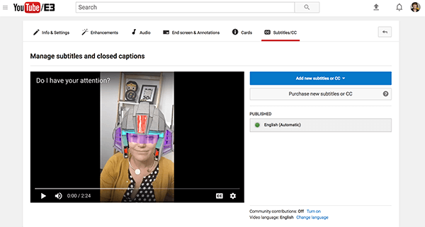 YouTube-videosi käytettävissä olevat kuvatiedostot löytyvät Julkaistu-osiosta.