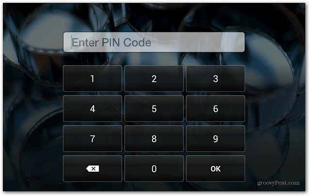 Kindle Fire HD -lukitusnäyttö Kirjoita PIN-koodi