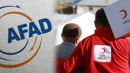Kuinka AFAD-maanjäristyslahjoitus voidaan tehdä? AFAD-lahjoituskanavat ja Punaisen Puolikuun tarveluettelo...