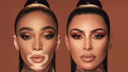 Kim Kardashianista ja Winnie Harlowista tuli mainoskasvot samassa kehyksessä!