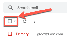 Gmail Valitse sähköpostipainike