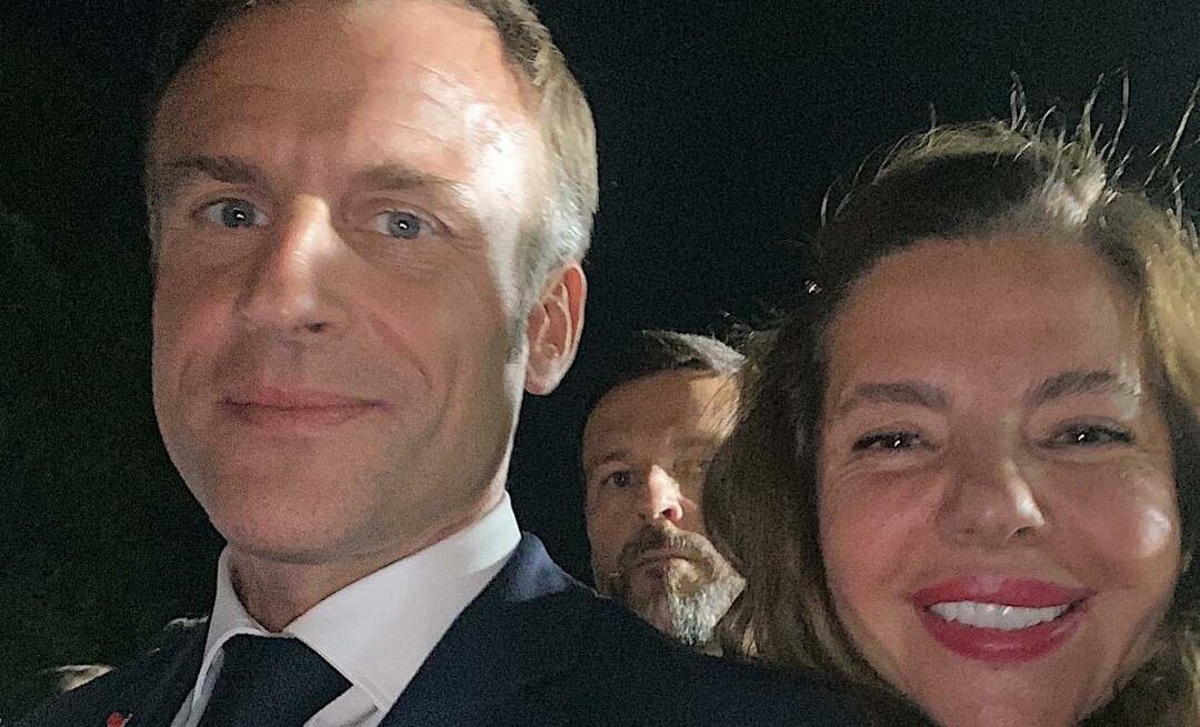 Turkkilainen ranskalaisessa palatsissa! Ece Ege Macronin Elysée-palatsissa