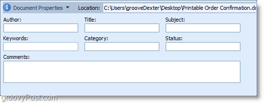 Office 2010-tiedoston asiakirjan ominaisuudet tyhjennetään automaattisen ominaisuuden Document Inspector avulla