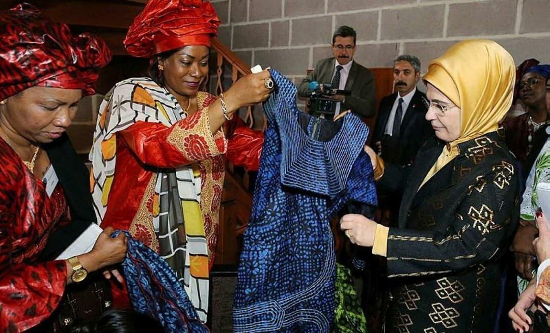 Ensimmäinen nainen Erdoğan toi toivoa afrikkalaisille naisille!